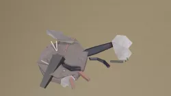 Gerador destruido