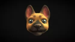 Head of a dog