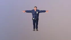 Human Cop Rigged