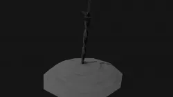 Low Poly Coiled Sword
