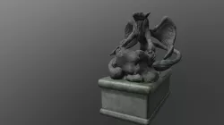 Medieval statue : Griffin