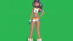 Nessa - Pokemon Sword - Fanart