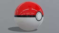 Pokeball (High Poly)