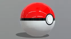 Pokeball (Low Poly)
