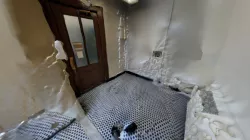 room with a door
