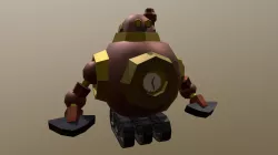 Steampunk Explosive Robot