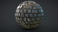 Stone Floor 4K Material Displacement Test
