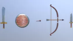 Stylized Fantasy RPG Weapon Set