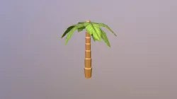 Stylized Palm Tree