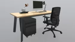 Switch Desk Black Legs