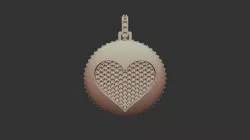 3D CAD Pendant with Playing Cards