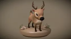 3D Model Reindeer Cute _Yanin
