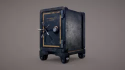 Antique Iron Safe