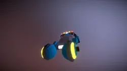 Blade runner Spinner (done in Google VR blocks)