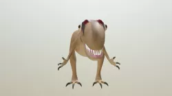 Cartoon allosaurus