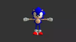 Classic Sonic (Sonic the Fighters)