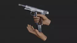 Colt M1911A1 First Person Reload Animation