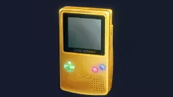Hand Painted Gameboy - Gold Edition