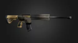 HK 416 low poly