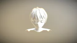 Kirito Head SAO (Blender)