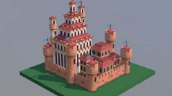 Low Poly Castle