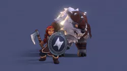 [Northgard] - Shield Maiden & Bear