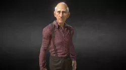 Old man Jeb - 1880s bystander