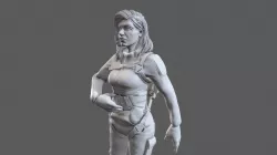 Pilot Posed OBJ
