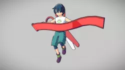 Rigged Anime Kid - Downloadable