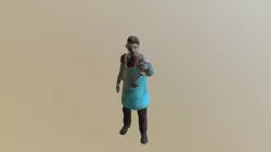 Standing Torch Melee Attack 01(blue)