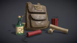 Wild West Challenge - Native american backpack