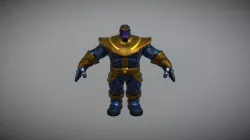Action Villain Character-Thanos fbx
