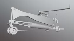 Boeing Insitu Scan Eagle - Lowpoly in 3ds Max