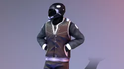 Cyberpunk Biker