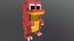 Dinosaur Voxel Model