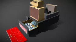 Fender Deluxe with effect devices in drawer