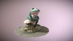 Frog statue