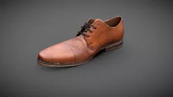 Leather shoe