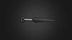 Low Poly Kunai