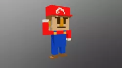 Mario Voxel Model
