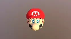 Nintendo 64 - Super Mario 64 - Marios Head