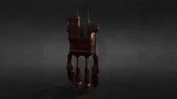 Painted Robot Realistict Dust Toy