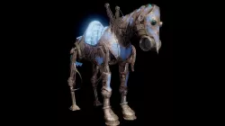 Post apocalyptic mechanical horse