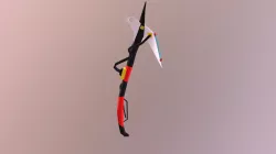 Reinforced pick axe