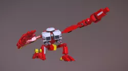 Robot (theme: Red Devils, marchetti show-team)