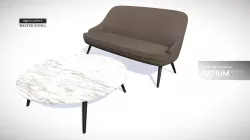 Sofa and Coach table from Walter Knoll