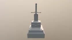 sword in chest