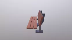 3D Bench | Pixelart