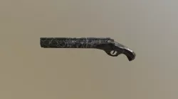 3d pistol asset