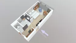 3D pudorys pokoj 517